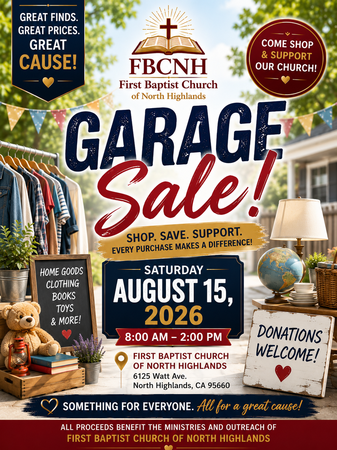 Garage Sale flyer